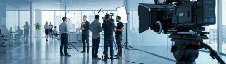 Características de un video corporativo profesional en un set de Mouse Interactivo
