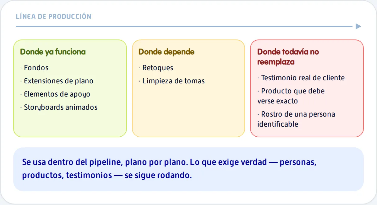 Diagrama de video generativo: como la inteligencia artificial produce material audiovisual