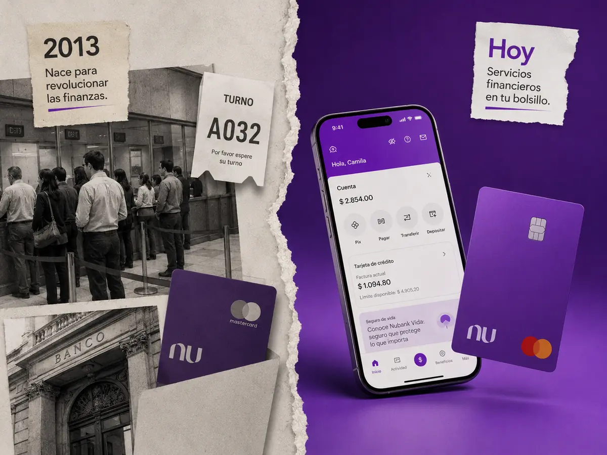 Evolución de Nubank como marca que simplifica la experiencia bancaria