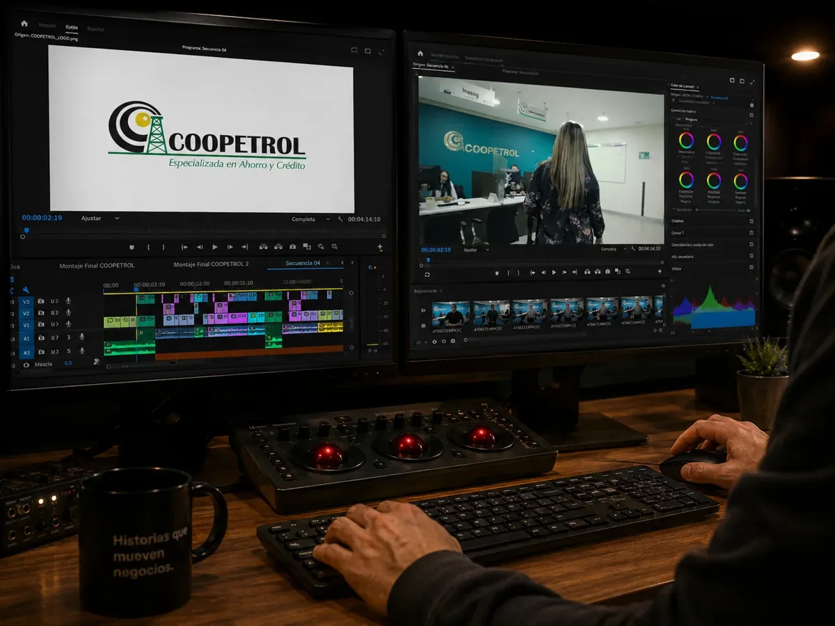 revisión y postproducción en un proceso de producción audiovisual