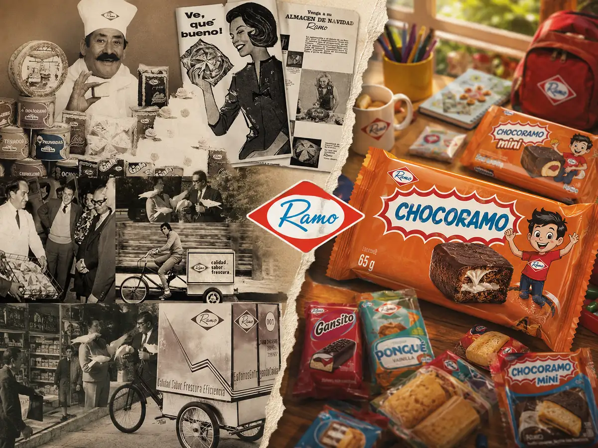 Evolución de Ramo y Chocoramo como marca de memoria cotidiana en Colombia